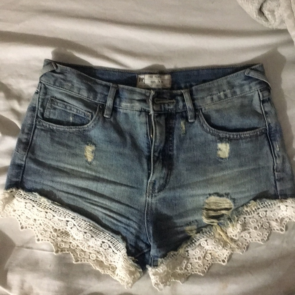 Free People Denim Shorts